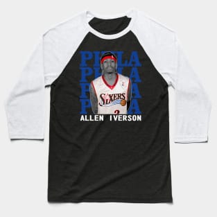 Philadelphia 76ers Allen Iverson Baseball T-Shirt